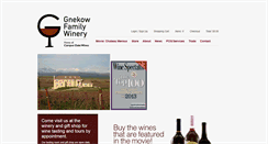 Desktop Screenshot of gnekowwinery.com