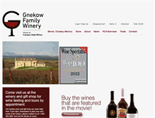Tablet Screenshot of gnekowwinery.com